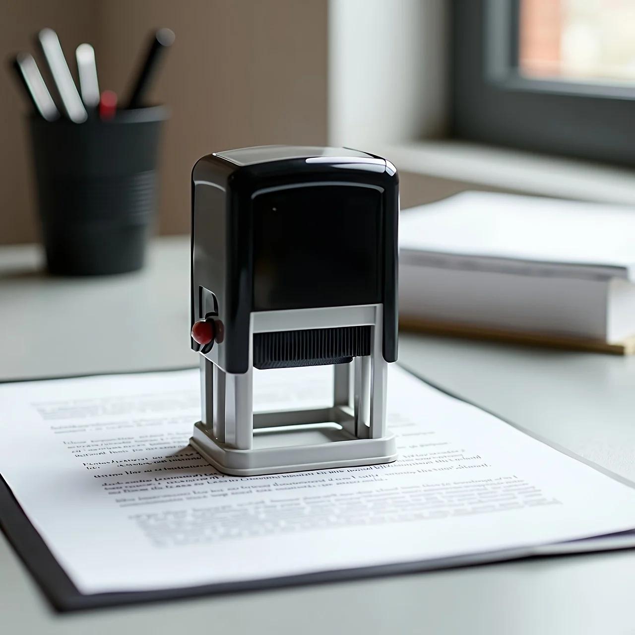 Tampon sur un document, symbole des traductions assermentées